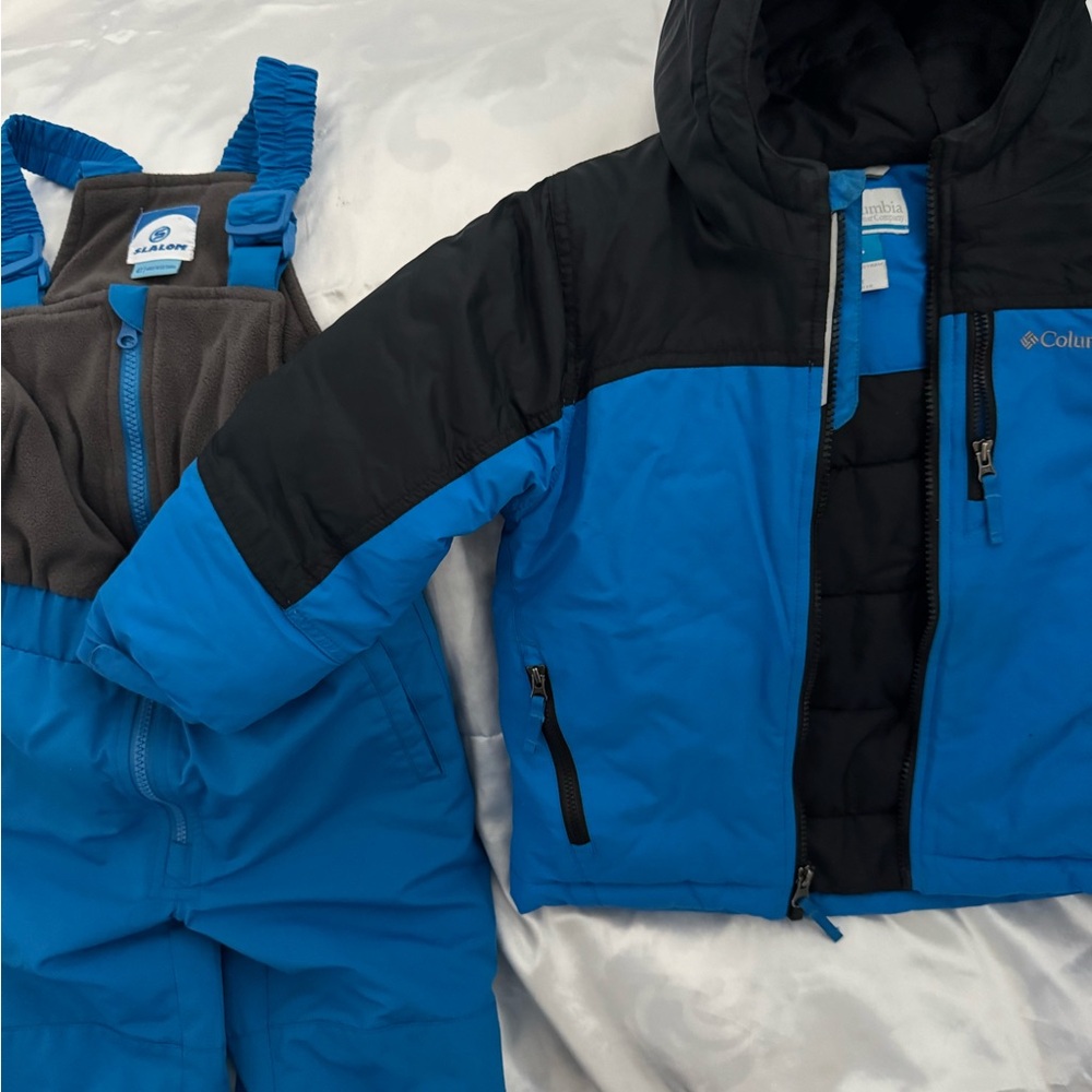 Columbia Blue and Black Winter Snowsuit